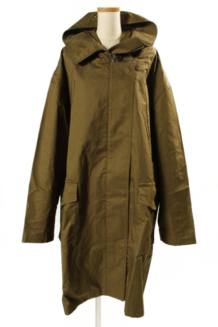 ミニッツ MINITZ 18AW コート OVER MILITARY ジップアップ フード  