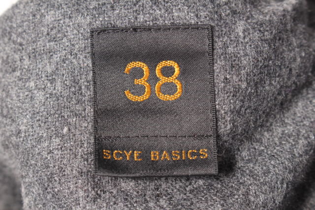 サイ ベーシック SCYE BASICS コート ダッフル ウール カシミヤ 38 紺