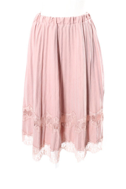 リランドチュール Rirandture 16aw レース プリーツ スカート Aan0425