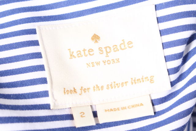 売上実績NO.1 ケイトスペード KATE ひざ シャツワンピース shirt stripe SPADE その他