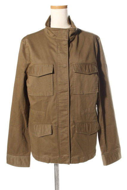 プラステ Plst 17ssチノストレッチ スタンドカラー サファリ ジャケット Hn0509 レディース 164 ベクトルパーク