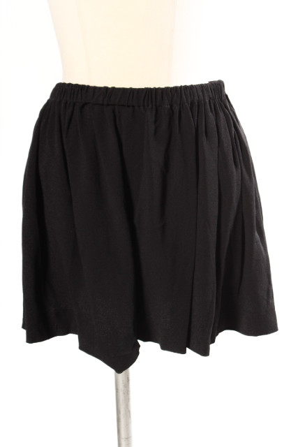 MIU MIU ベルベットギャザーフレアスカート ブラック38 MIU MIU