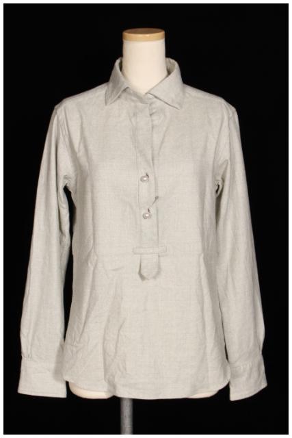 マルティニーク martinique シャツ スキッパー パールボタン ウール  