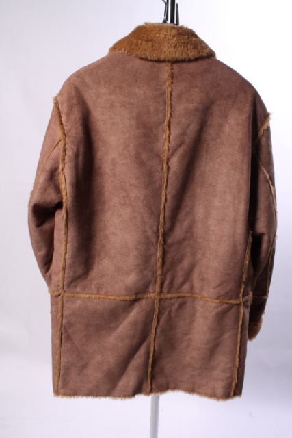 シーケーカルバンクライン ck Calvin Klein フェイクムートン コート  