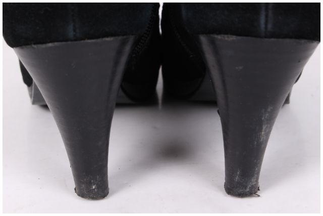 ルージュルー Rougeloup ブーツ ショート ハイヒール スエード 23 黒 ブラック Yt0517 レディース 164 401903107498 ベクトルパーク