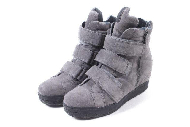 プラダスポーツ PRADA SPORT スニーカー ハイカット ベルクロ 