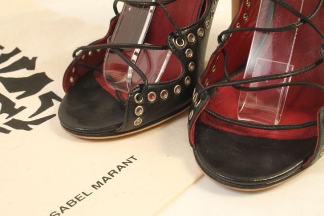 イザベルマラン ISABEL MARANT 靴 サンダル ピンヒール レースアップ 