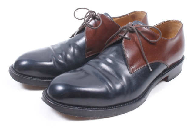 エルメス Hermes シューズ サドル 外羽根 レザー 41 5 黒 ブラック Nn0521 メンズ 164 ベクトルパーク