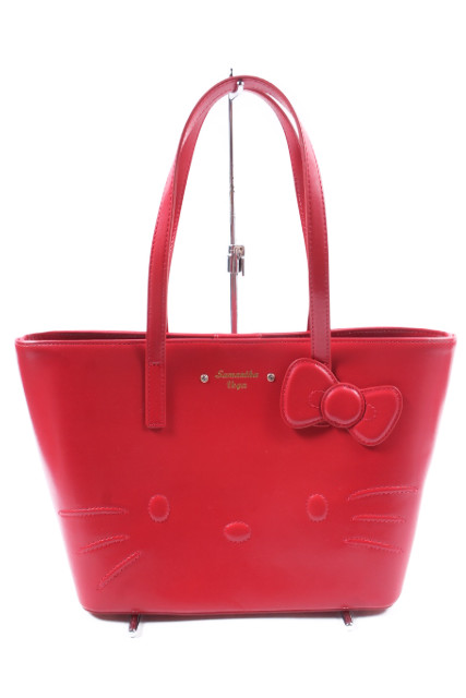 サマンサベガ Samantha Vega ハローキティ トートバッグ ビジュー 赤 レッド Hn0523 レディース 164 ベクトルパーク