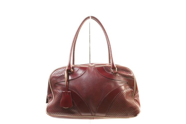 プラダ 赤 ミニボストンバッグ PRADA プラダ ミニボストンバッグ