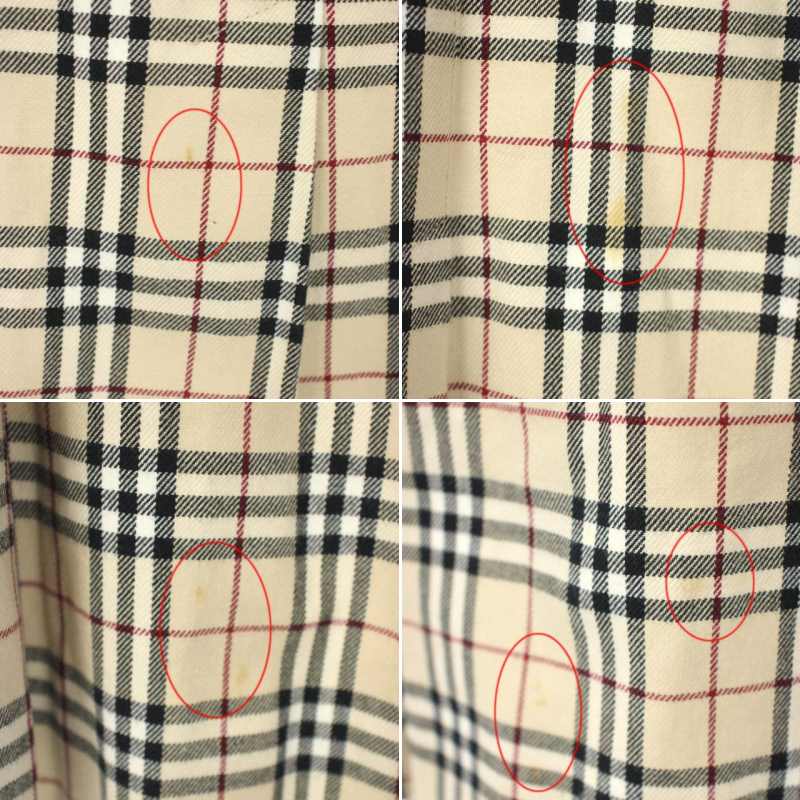 バーバリー ロンドン Burberry London ワンピース ジップアップ ノバチェック ひざ丈 ベルト付き 半袖 130a ベージュ Kn キッズ 165 ベクトルパーク