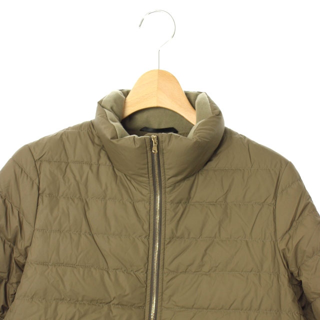 タトラス Tatras 17年 ダウンジャケット ジップアップ 七分袖 02 緑 カーキ Lta17s4614 Kn レディース 165 ベクトルパーク