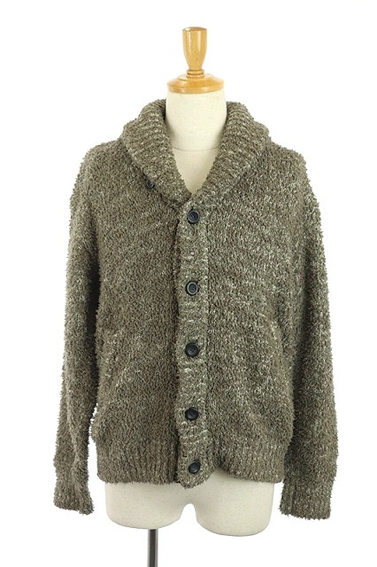 ジェラートピケオム Gelato Pique Homme セットアップ 上下 ジェラートメランジカウチン カーディガン ロングパンツ イージー L カーキ Hs メンズ 165 ベクトルパーク