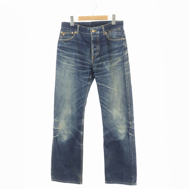 ルイヴィトン LOUIS VUITTON モノグラム デニム ブーツカット パンツ  