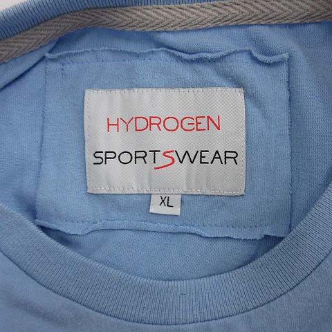 ハイドロゲン HYDROGEN SPORTSWEAR Tシャツ 半袖 M ダメージ加工 スカル 白 ホワイト トップス ハイドロゲン HYDROGEN メンズ トップス Tシャツ 半袖 ロゴ