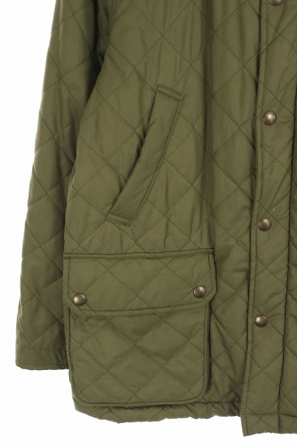 新作レディース*RALPH LAUREN* キルティングジャケット カーキ ポロ バイ ラルフローレン Polo by Ralph Lauren キルティング