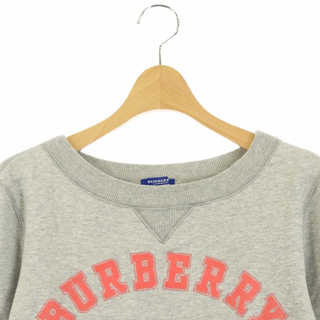 BURBERRY BLUE LABEL クルーネック 長袖スウェット トレーナー