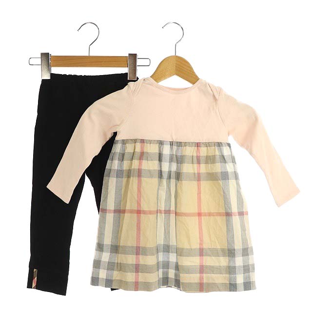 BURBERRY チェック柄ワンピース レギンスセット バーバリー ワンピース 
