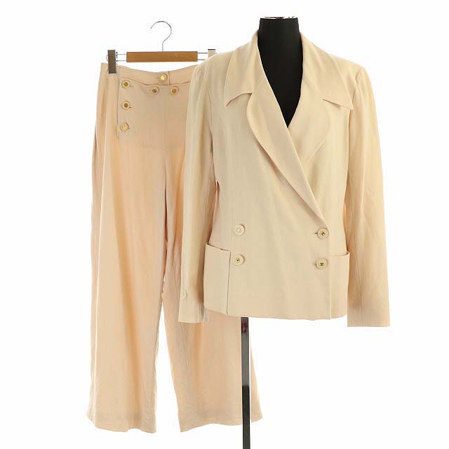 シャネル CHANEL スーツ セットアップ 上下 ダブルジャケット パンツ  