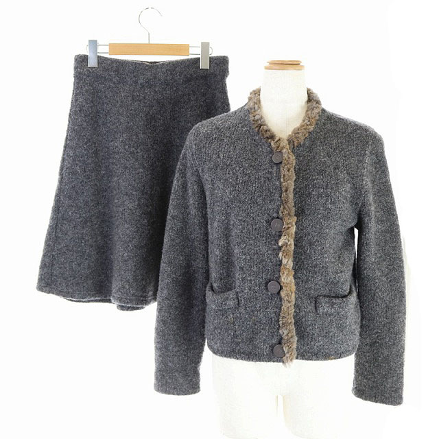フェンディ FENDI セットアップ 上下 ノーカラージャケット