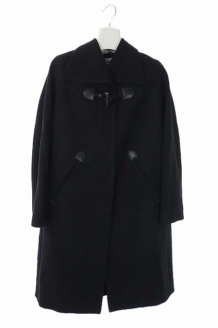 ☆エルメス☆ダッフルコート ブラック HERMES エルメス ウール