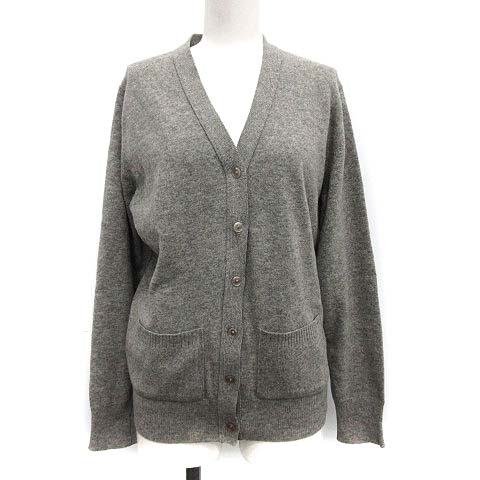 エルメス HERMES カーディガン ニット 長袖 Vネック カシミア 38 M  