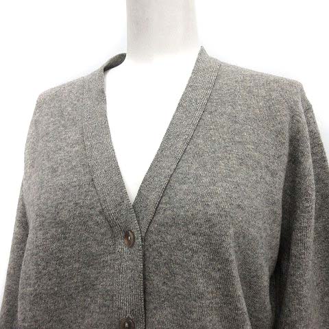 エルメス HERMES カーディガン ニット 長袖 Vネック カシミア 38 M  