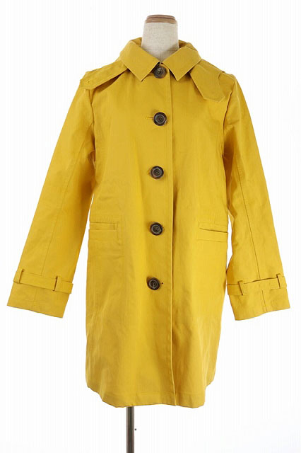 BURBERRY BLUE LABEL トレンチコート 38号 イエロー BURBERRY BLUE LABEL トレンチコート 38号 イエロー