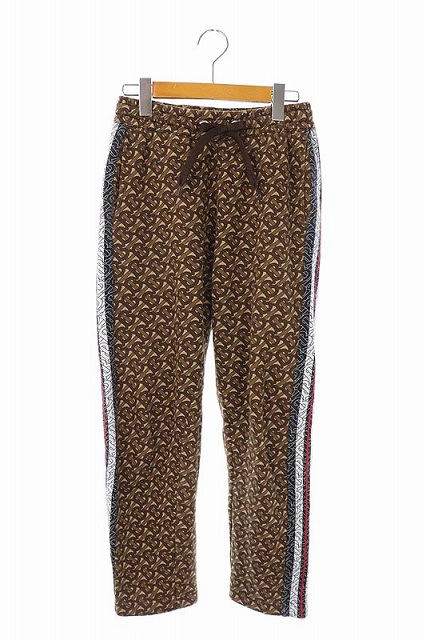 バーバリー BURBERRY LONDON ENGLAND トラックパンツ テーパード 総柄  