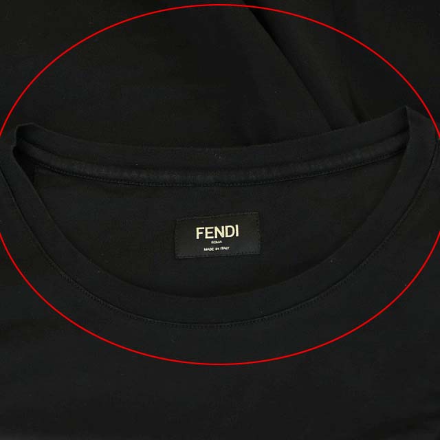 フェンディ FENDI 18AW SMALL FF LOGO T-SHIRT Tシャツ フェンディ FENDI 18AW SMALL FF LOGO T-SHIRT Tシャツ