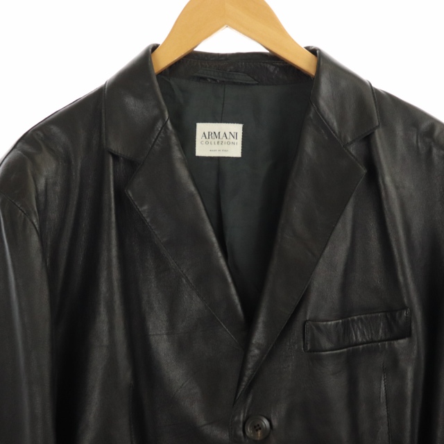 アルマーニ コレツィオーニ ARMANI COLLEZIONI レザージャケット 