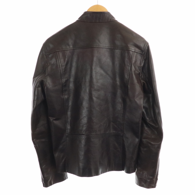ポールスミス PAUL SMITH シングルライダース レザージャケット 革 