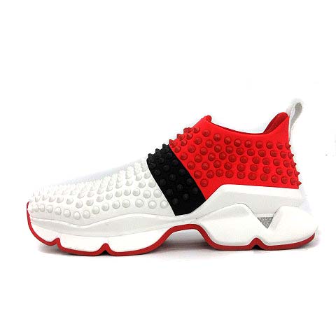 クリスチャンルブタン Christian louboutin SPIKE SOCK FLAT TRICOLORE 