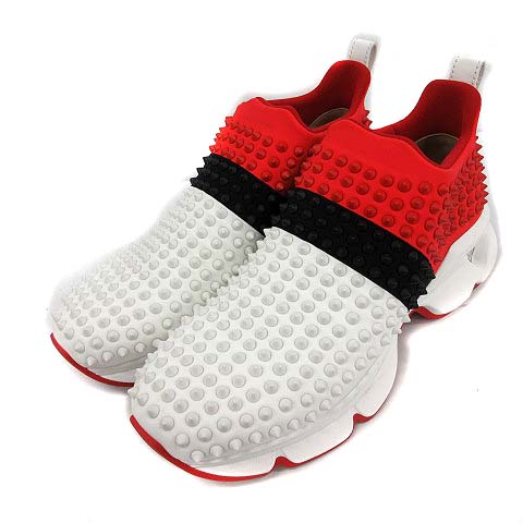 クリスチャンルブタン Christian louboutin SPIKE SOCK FLAT TRICOLORE 
