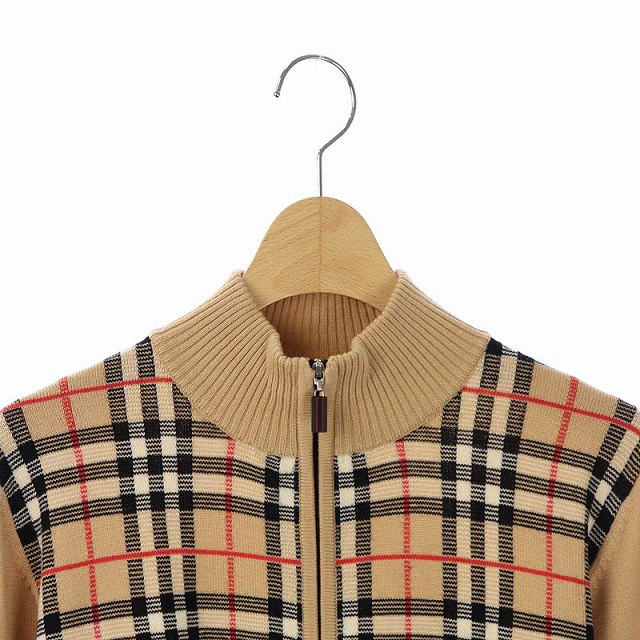 バーバリーゴルフ BURBERRY GOLF ニットジャケット ノバチェック M