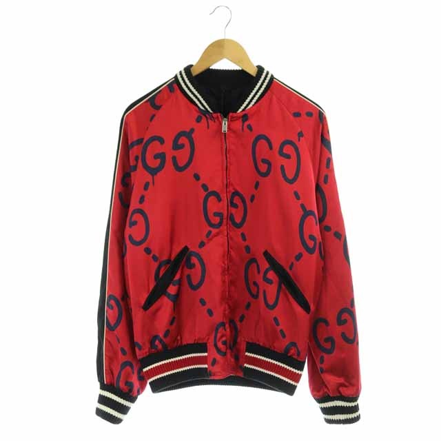 グッチ GUCCI 17SS GHOST BOMBER ボンバージャケット スカジャン