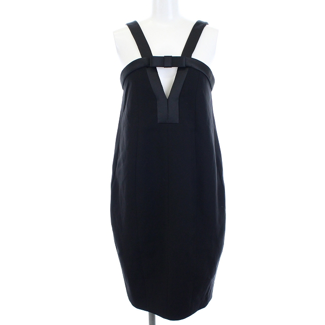 セリーヌ Celine ワンピース ノースリーブ 膝丈 シルク混 34 Xs 黒 ブラック Nm Ec レディース 165 ベクトルパーク セリーヌ Celine ワンピース ノースリーブ 膝丈 シルク混 34 Xs 黒 ブラック Nm Ec レディース 165 ベクトルパーク