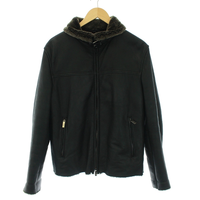 アルマーニ コレツィオーニ ARMANI COLLEZIONI ライダース ムートン 