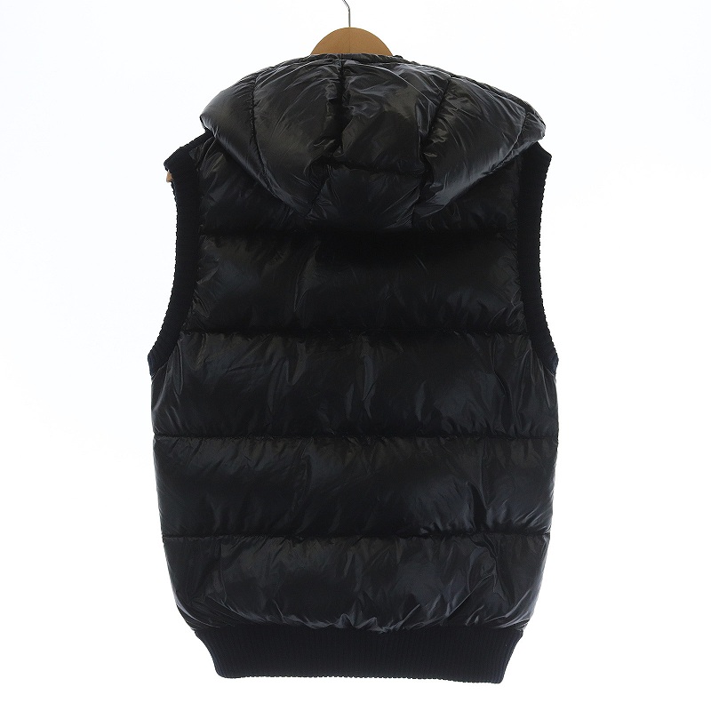 モンクレール MONCLER MAGLIONE TRICOT GILET ダウンベスト リブニット  