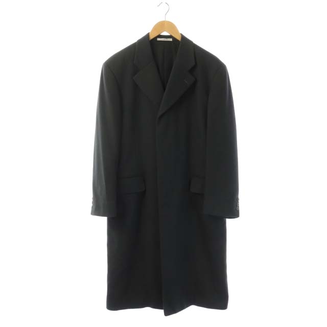 ジバンシィ Givenchy チェスターコート ロング アウター 総裏地 比翼ボタン M スモークカーキ Cm Ec メンズ 165 ベクトルパーク