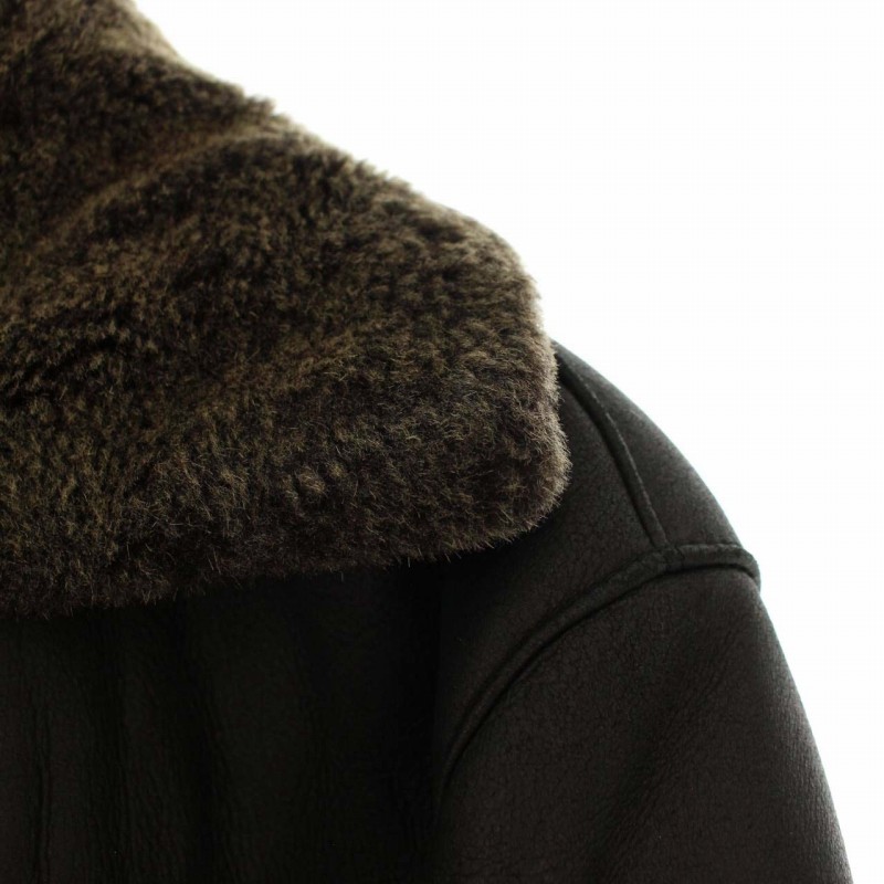 バーバリー ロンドン BURBERRY LONDON ムートンコート ロング 裏ボア