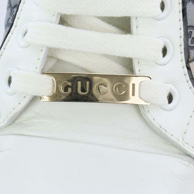 グッチ GUCCI GG柄 ハイカット スニーカー シューズ 36.5 23.5cm