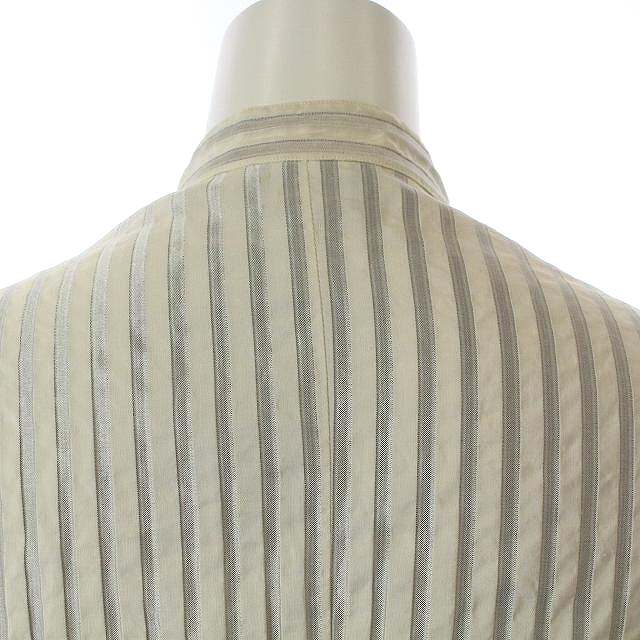未使用*ARMANI*ジョルジオアルマーニ　シルク100%　ストライプブラウス ジョルジオアルマーニ GIORGIO ARMANI ブラウス シャツ カットソー