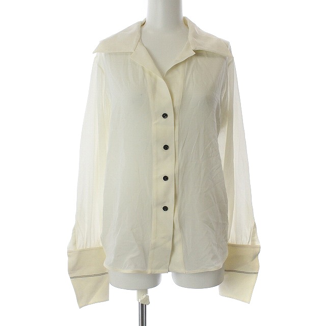 ルイヴィトン LOUIS VUITTON ブラウス シャツ カットソー 長袖 絹  