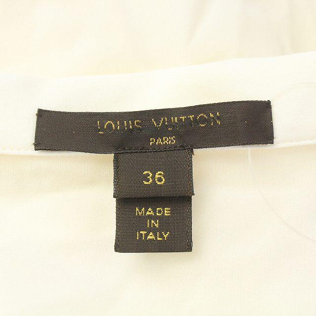 ルイヴィトン LOUIS VUITTON ブラウス シャツ カットソー 長袖 絹  