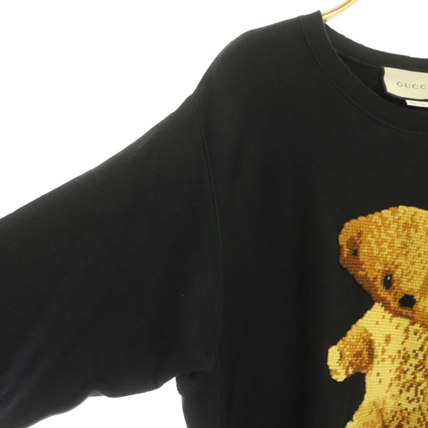 グッチ GUCCI 18SS スウェットトレーナー テディベア ビッグサイズ