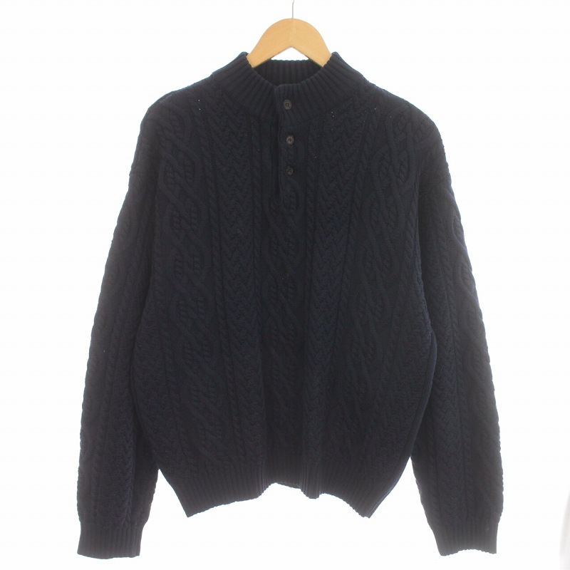 エルメス Hermes ニット セーター ヴィンテージ エルメス刺繍ロゴ