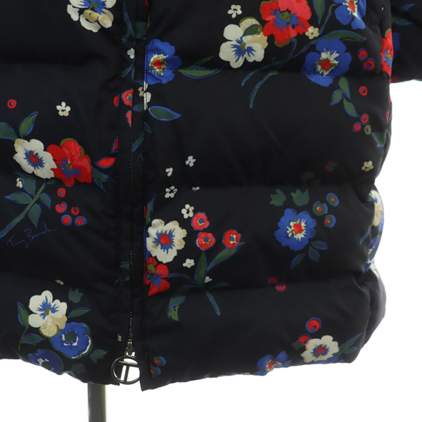 トリーバーチ TORY BURCH ダウンコート ロング アウター 花柄 フード 