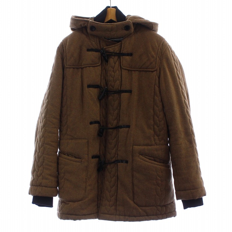 新品未使用 furfur ウール 宜しい ダッフルコート ブラウン