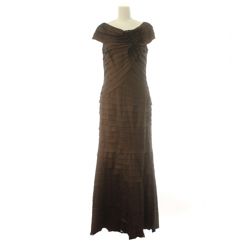 タダシショージ TADASHI SHOJI ワンピース ロング ドレス ティアード 